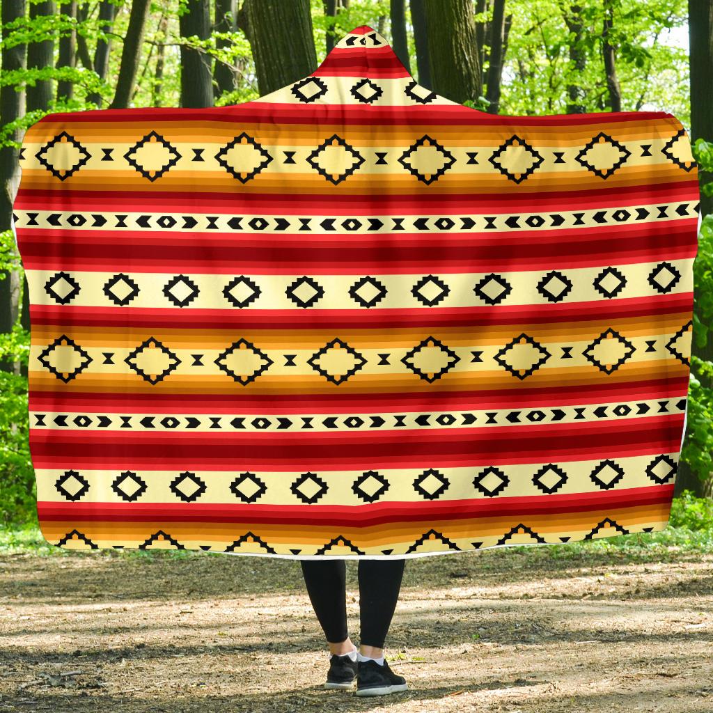 Serape Themed Hooded Blanket-JTAMIGO.COM