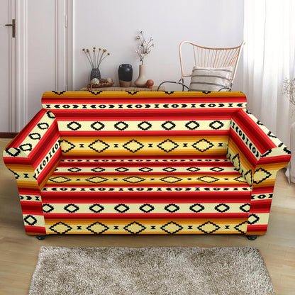 Serape Themed Loveseat Slipcover-JTAMIGO.COM