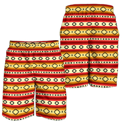 Serape Themed Mens Shorts-JTAMIGO.COM