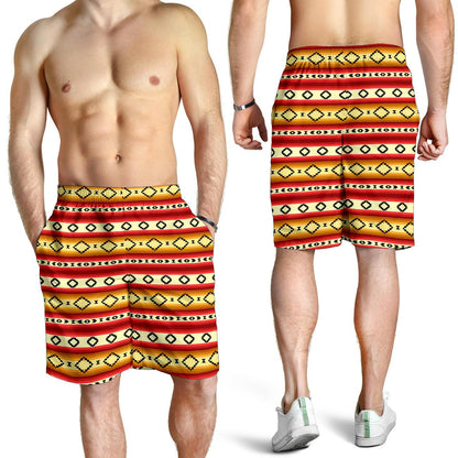 Serape Themed Mens Shorts-JTAMIGO.COM