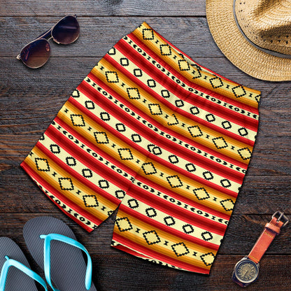 Serape Themed Mens Shorts-JTAMIGO.COM