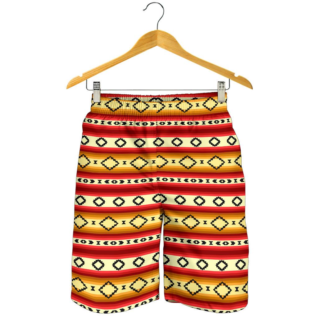 Serape Themed Mens Shorts-JTAMIGO.COM