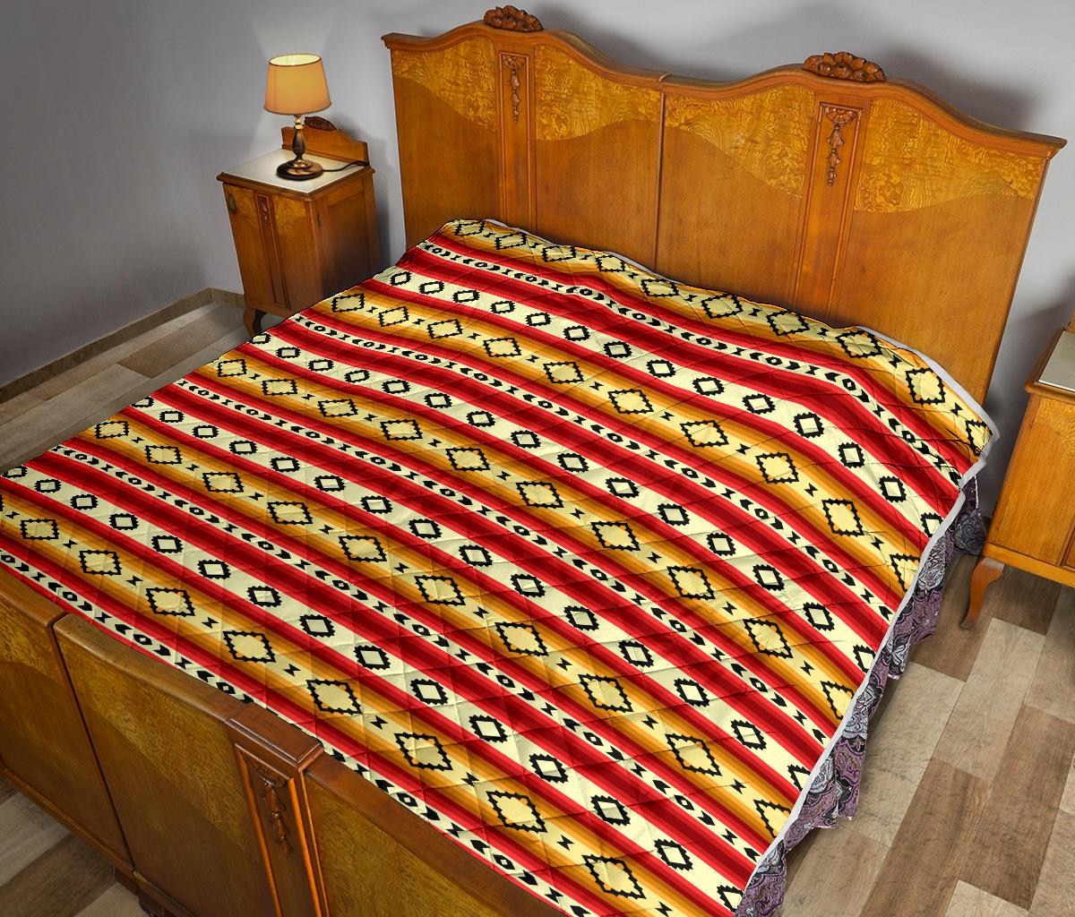 Serape Themed Premium Quilt-JTAMIGO.COM