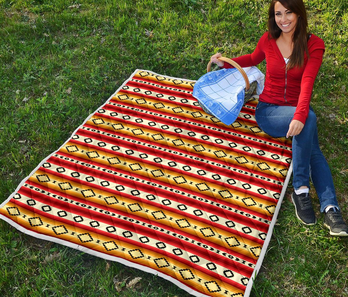 Serape Themed Premium Quilt-JTAMIGO.COM