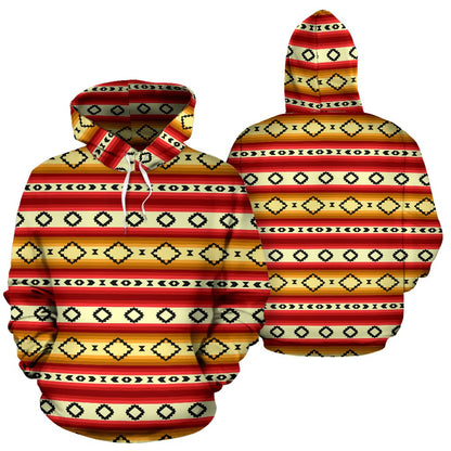 Serape Themed Pullover Hoodie