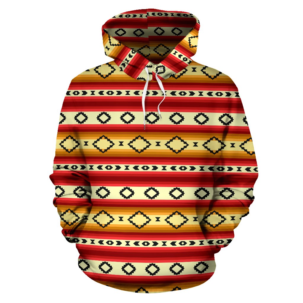 Serape Themed Pullover Hoodie