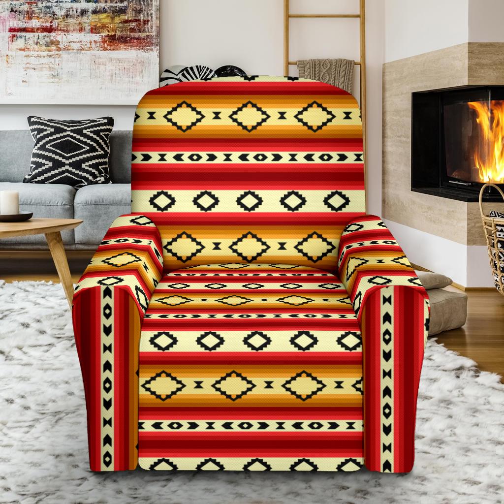 Serape Themed Single Sofa Slipcover -JTAMIGO.COM