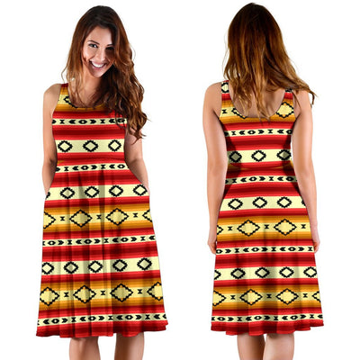 Serape Themed Sleeveless Dress