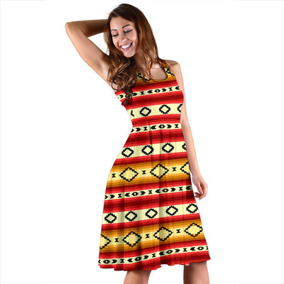 Serape Themed Sleeveless Dress