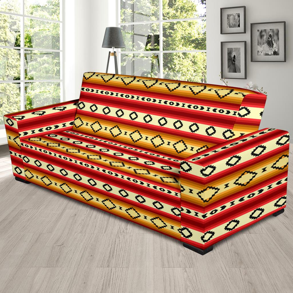 Serape Themed Sofa Slipcover-JTAMIGO.COM