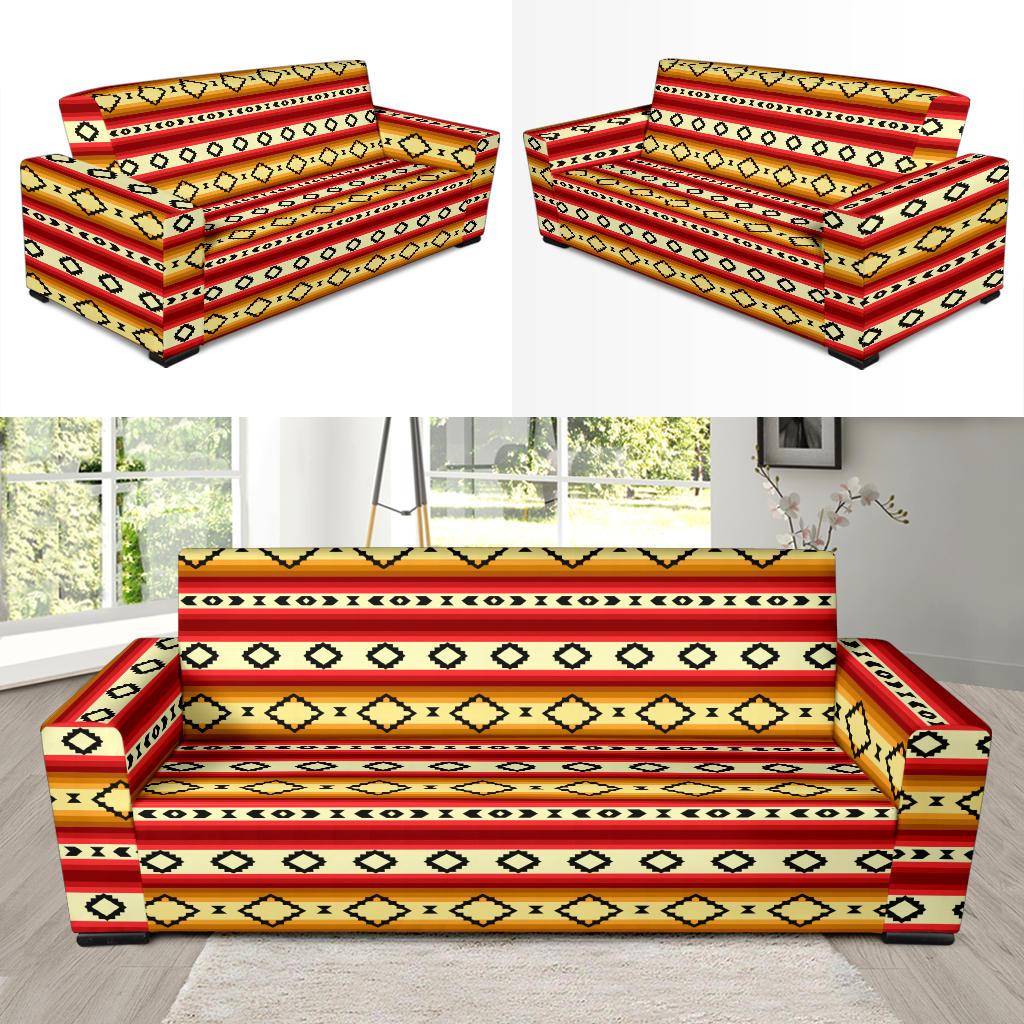 Serape Themed Sofa Slipcover-JTAMIGO.COM
