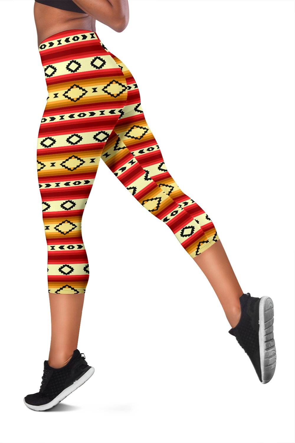 Serape Themed Women Capris