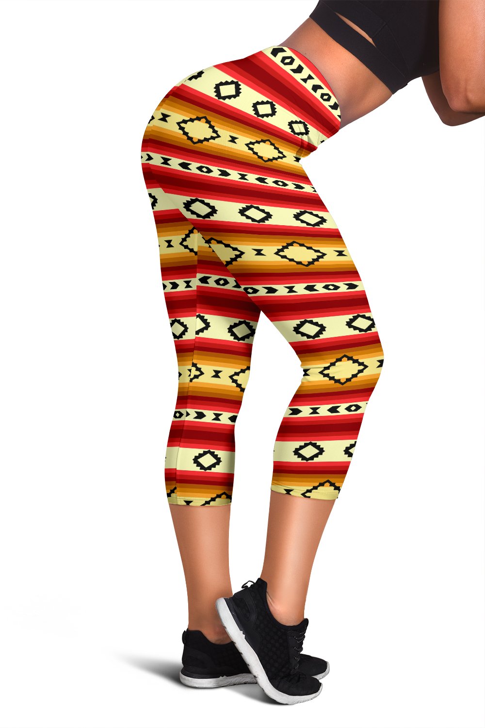 Serape Themed Women Capris