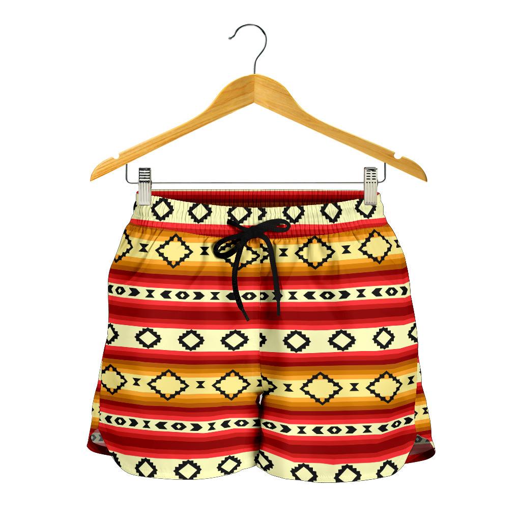 Serape Themed Women Shorts-JTAMIGO.COM