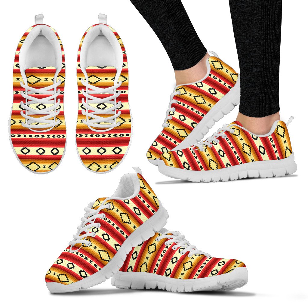 Serape Themed Women Sneakers Shoes