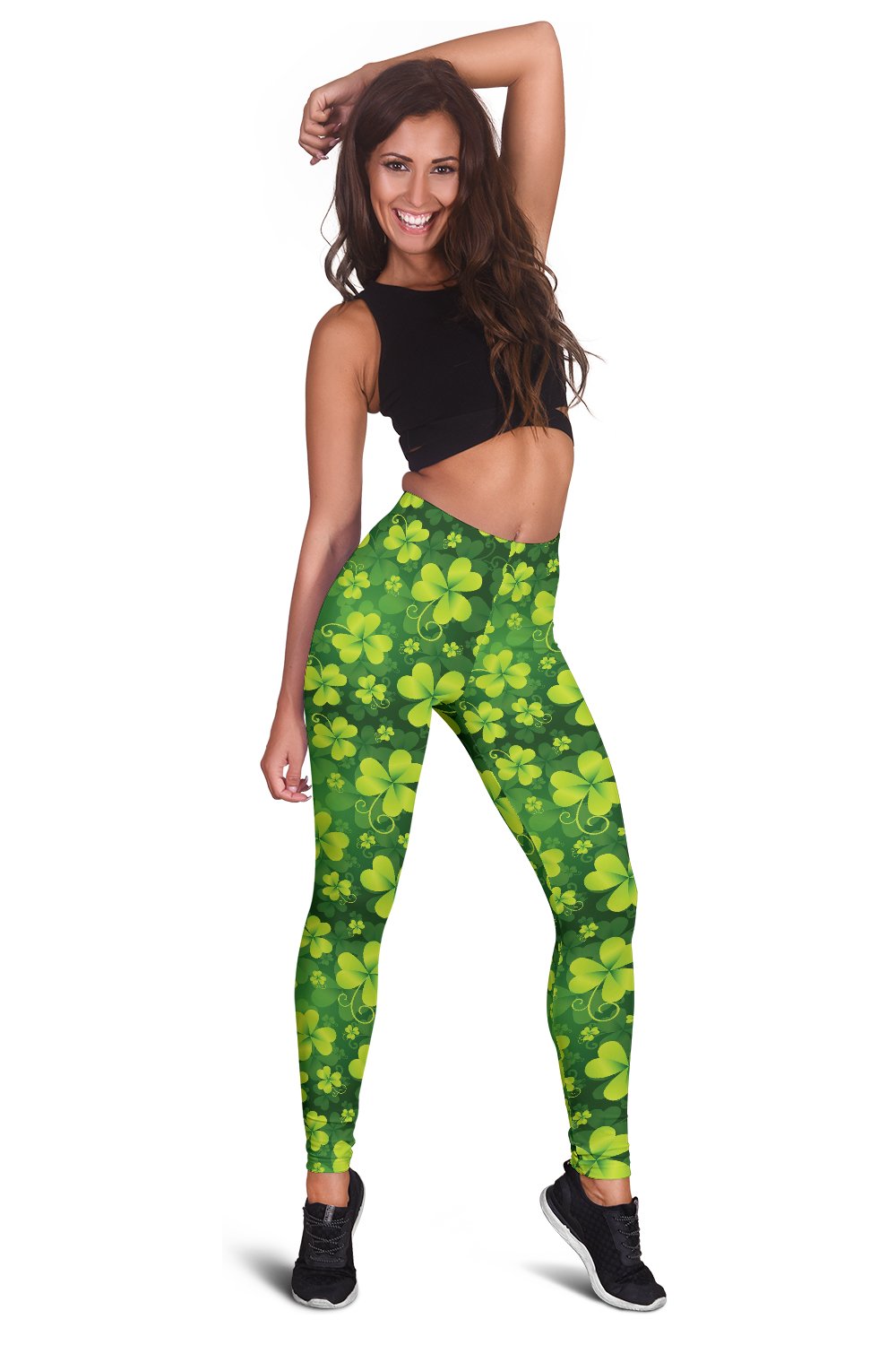 Shamrock Clover Print Women Leggings