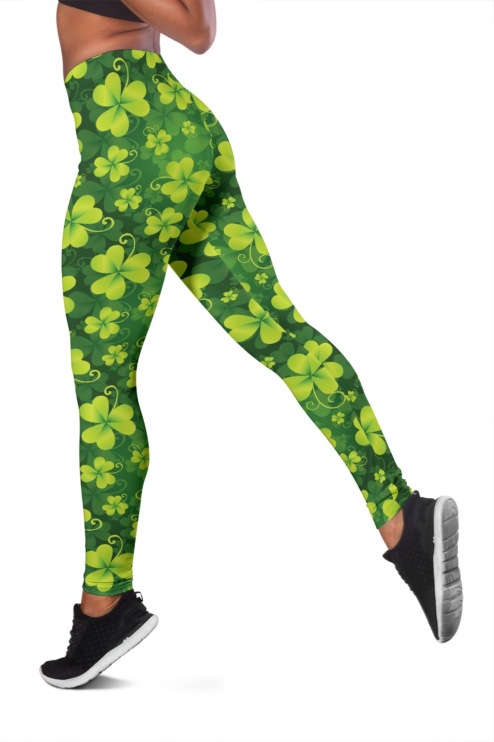 Shamrock Clover Print Women Leggings