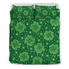 Shamrock Design Print Duvet Cover Bedding Set