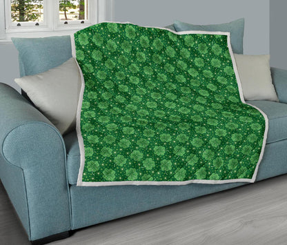 Shamrock Design Print Premium Quilt-JTAMIGO.COM