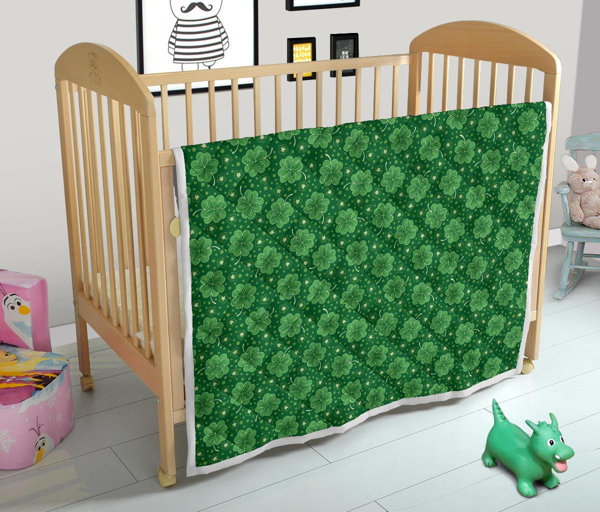 Shamrock Design Print Premium Quilt-JTAMIGO.COM