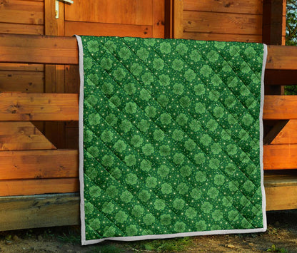 Shamrock Design Print Premium Quilt-JTAMIGO.COM
