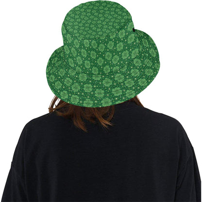 Shamrock Design Print Unisex Bucket Hat