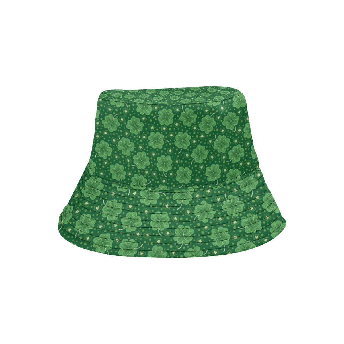 Shamrock Design Print Unisex Bucket Hat