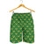 Shamrock Horseshoes Print Pattern Mens Shorts-JTAMIGO.COM