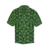 Shamrock Pattern Men Aloha Hawaiian Shirt