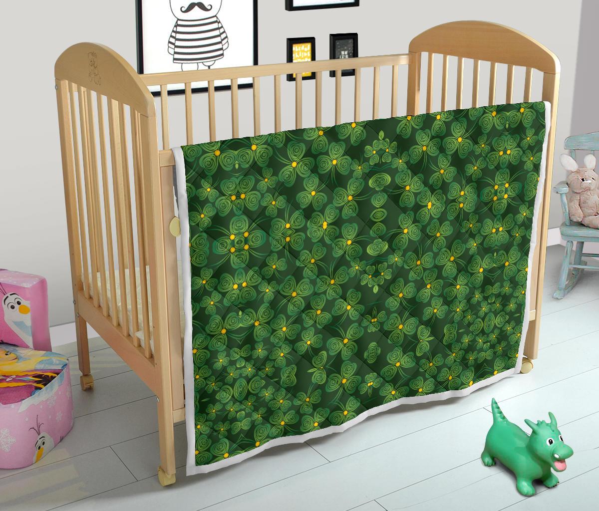 Shamrock Pattern Premium Quilt-JTAMIGO.COM