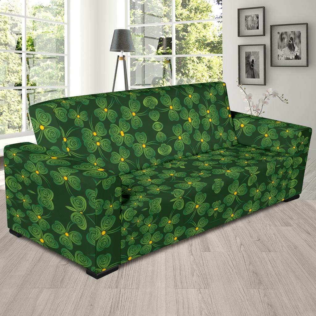 Shamrock Pattern Sofa Slipcover-JTAMIGO.COM