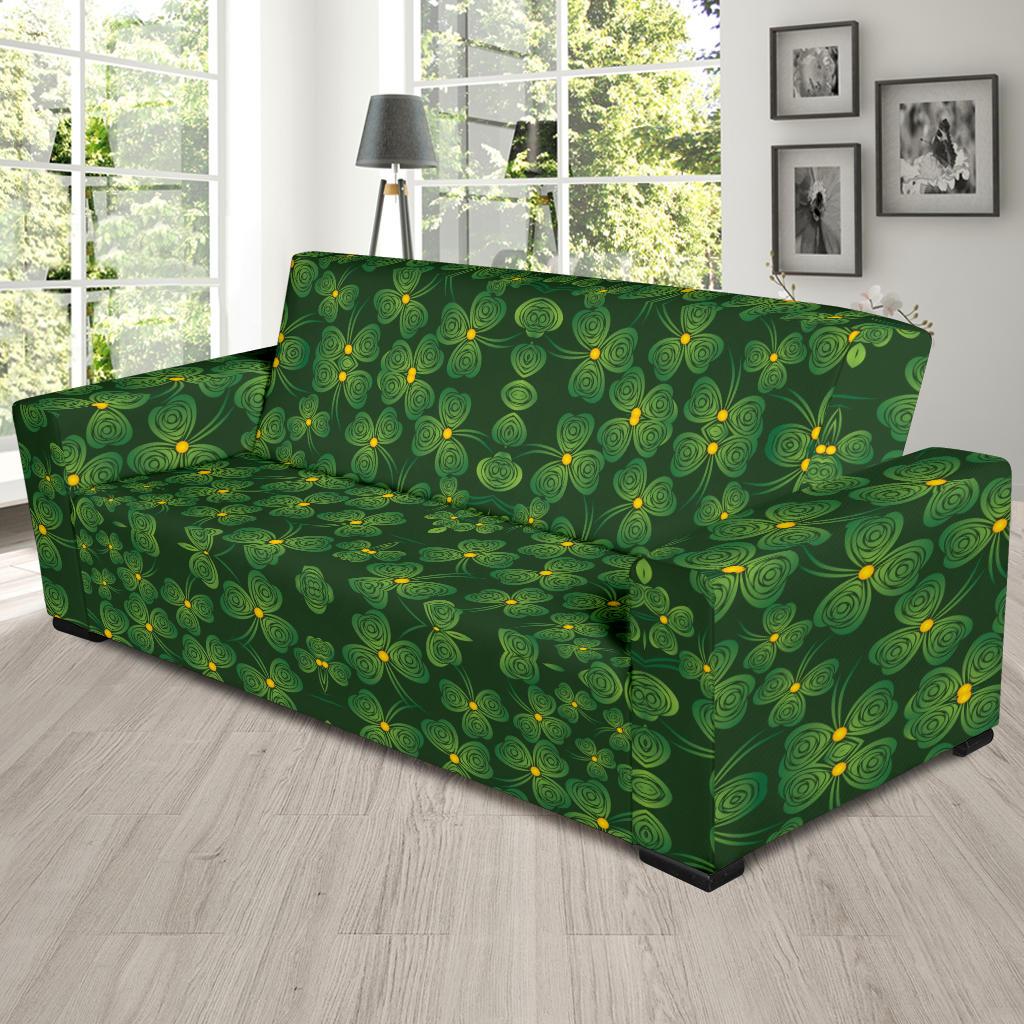 Shamrock Pattern Sofa Slipcover-JTAMIGO.COM