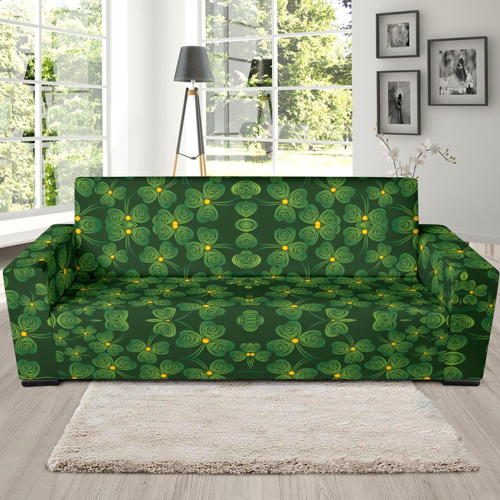 Shamrock Pattern Sofa Slipcover-JTAMIGO.COM