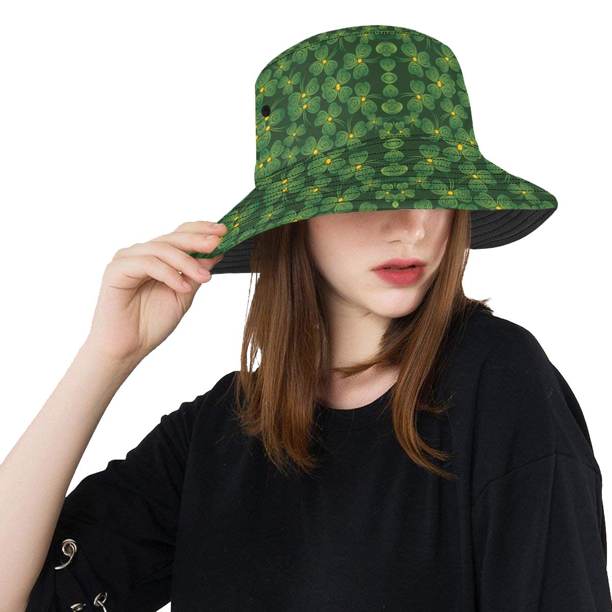 Shamrock Pattern Unisex Bucket Hat