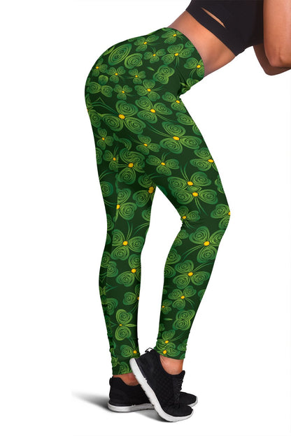 Shamrock Pattern Women Leggings