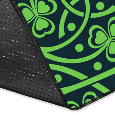 Shamrock Themed Print Area Rugs-JTAMIGO.COM