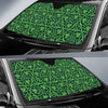 Shamrock Themed Print Car Sun Shade For Windshield