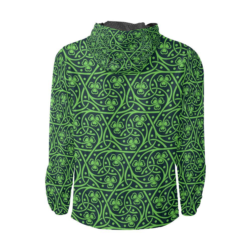 Shamrock Themed Print Men Windbreaker Jacket-JTAMIGO.COM