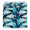 Shark Design Print Duvet Cover Bedding Set