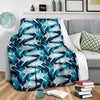 Shark Design Print Fleece Blanket