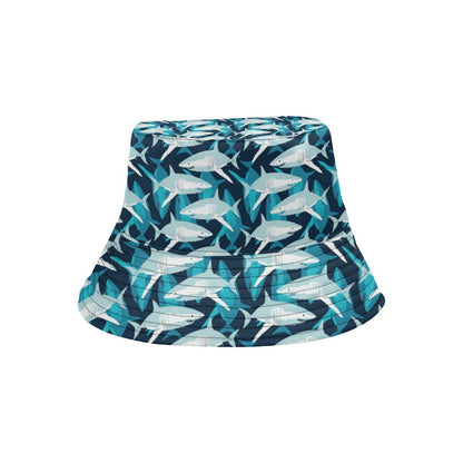 Shark Design Print Unisex Bucket Hat