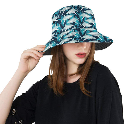 Shark Design Print Unisex Bucket Hat