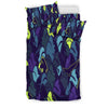 Shark Neon Color Print Duvet Cover Bedding Set