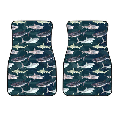 Shark Pattern Print Car Floor Mats