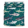 Shark Style Print Duvet Cover Bedding Set