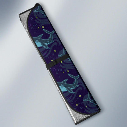 Shark Themed Print Car Sun Shade For Windshield