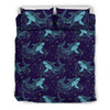 Shark Themed Print Duvet Cover Bedding Set