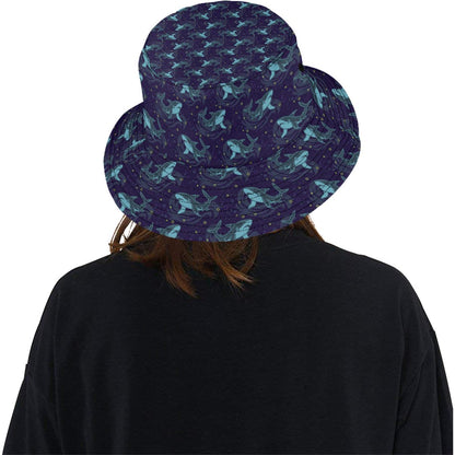 Shark Themed Print Unisex Bucket Hat