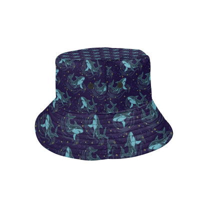 Shark Themed Print Unisex Bucket Hat