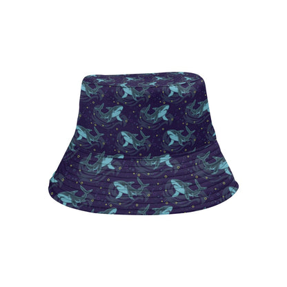 Shark Themed Print Unisex Bucket Hat